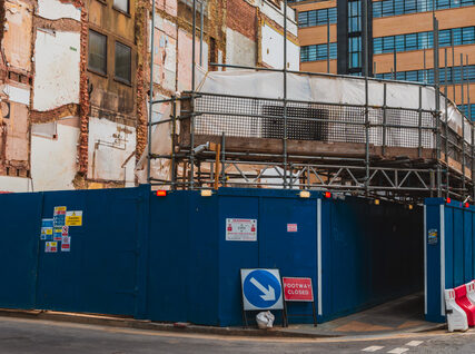 Vacant site, South West London